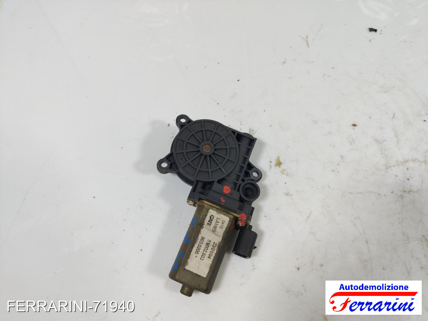 Motorino Alzavetro LANCIA YPSILON 843 1.2 2003-2011 71732831, 9030200, 51002603