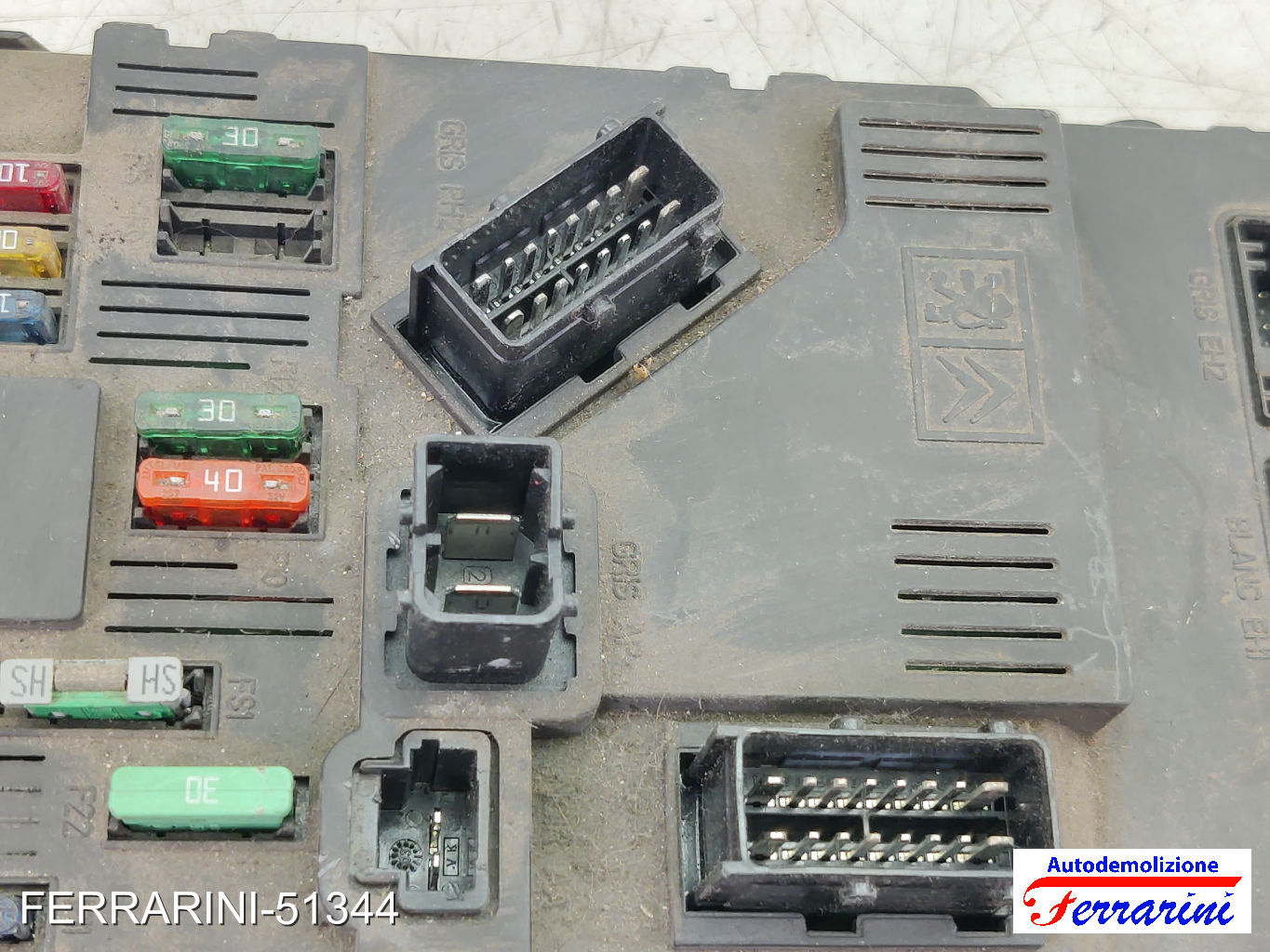 Body Computer CITROEN C3 1 FC, FN 1.1I 2002-2009 9652474480, S118085200J