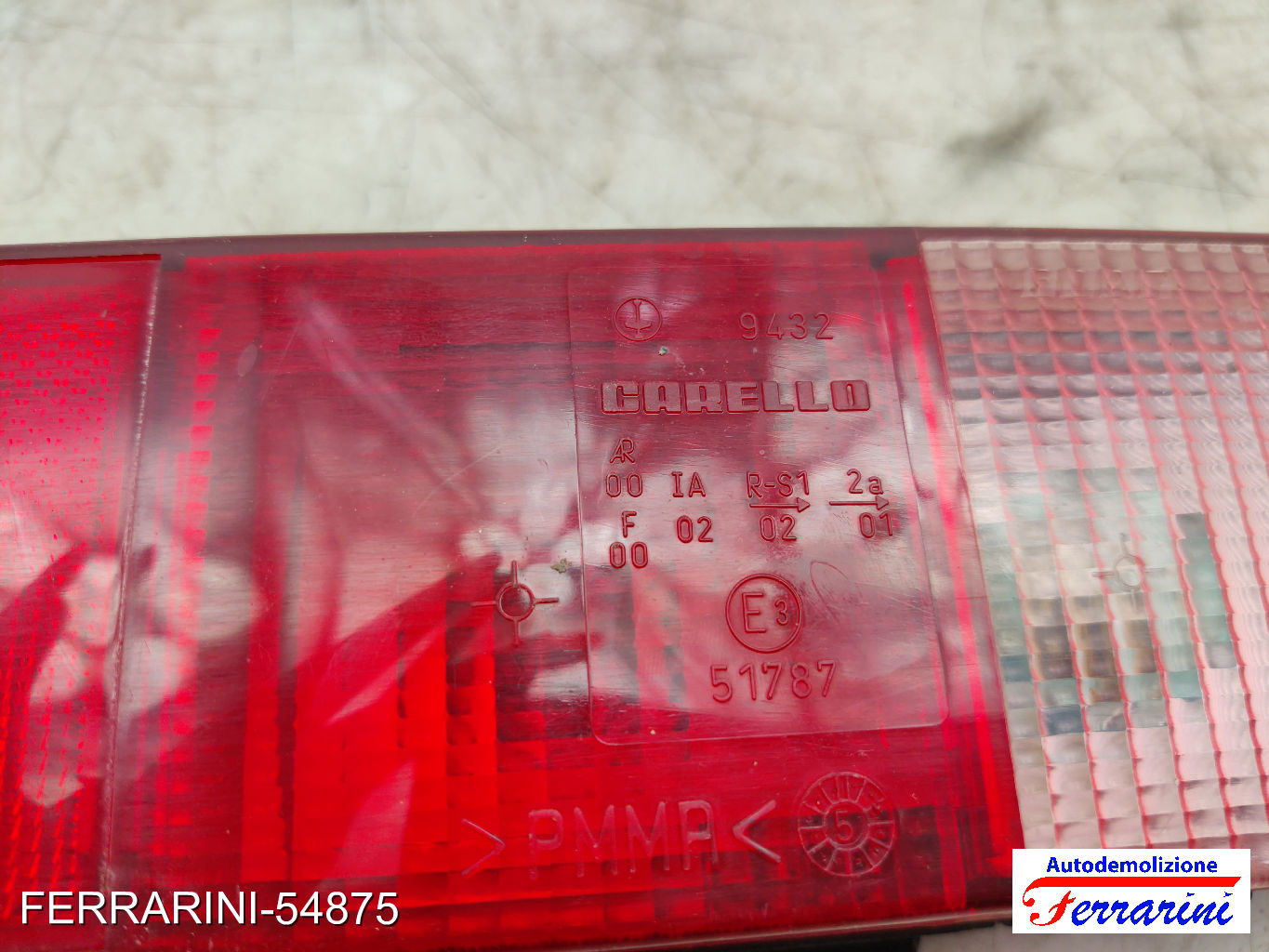 Fanalino Stop Posteriore FIAT CINQUECENTO 500 170 1994-1998 destro, dx