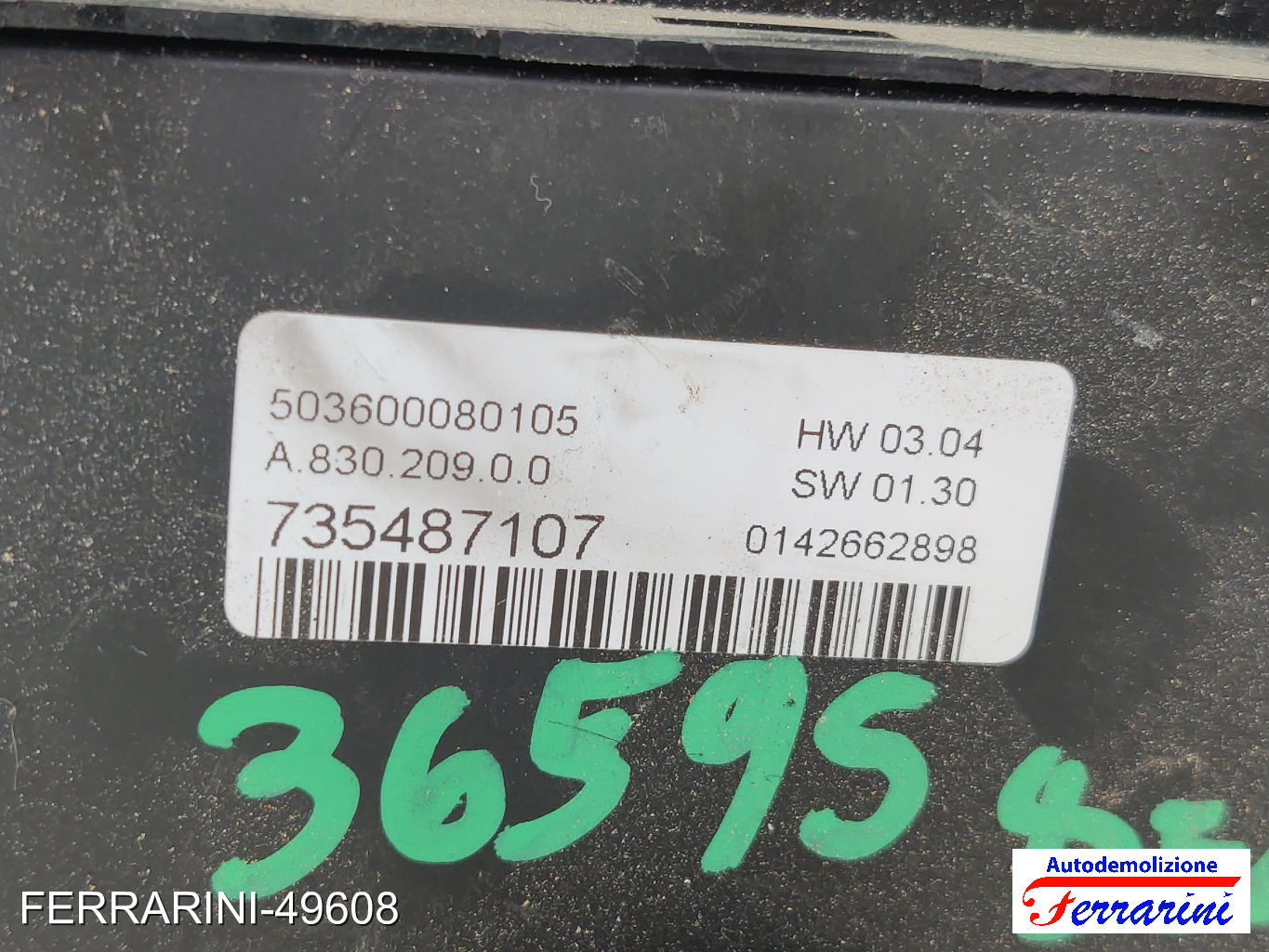 AUTOMATICO BIZONA Tastiera Clima LANCIA DELTA 3 844 2008-2014 anteriore 7