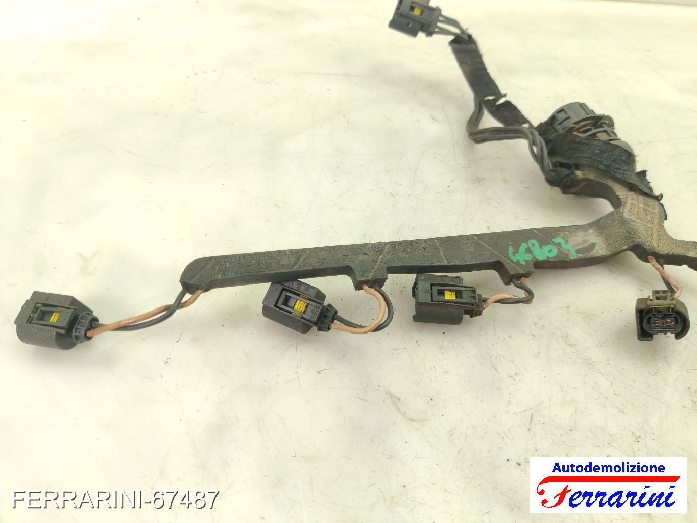 cablaggio iniettori 8HX CITROEN C2 JM 1.4 HDI 2003-2009 9645343780, 46807 9
