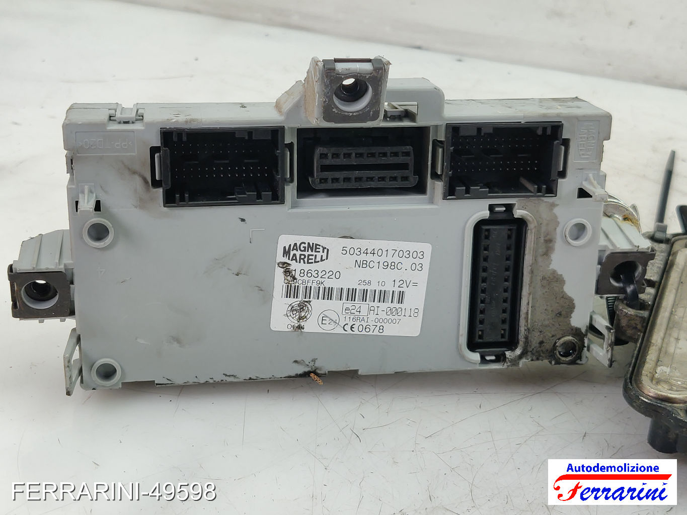 Kit Accensione FIAT BRAVO 2 198 2.0 D MULTIJET 2008-2014 0281017299, 51877431 6