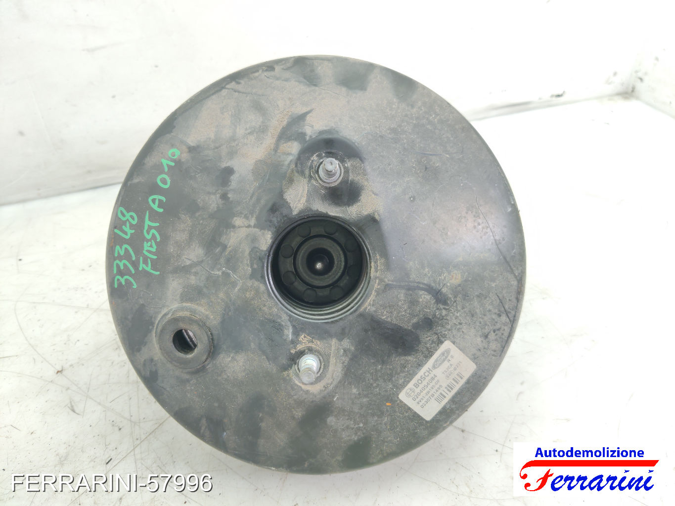 Servofreno FORD FIESTA 6 CB1, CCN 1.4 LPG 2009-2017 0204054084, 03307B1495