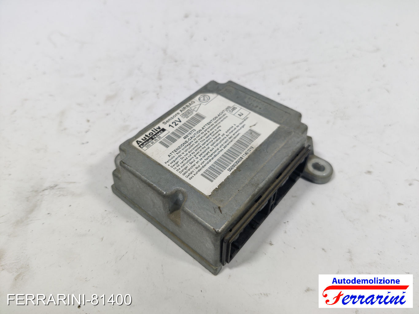 Centralina Airbag FIAT DOBLO 119, 223 2001-2010 8