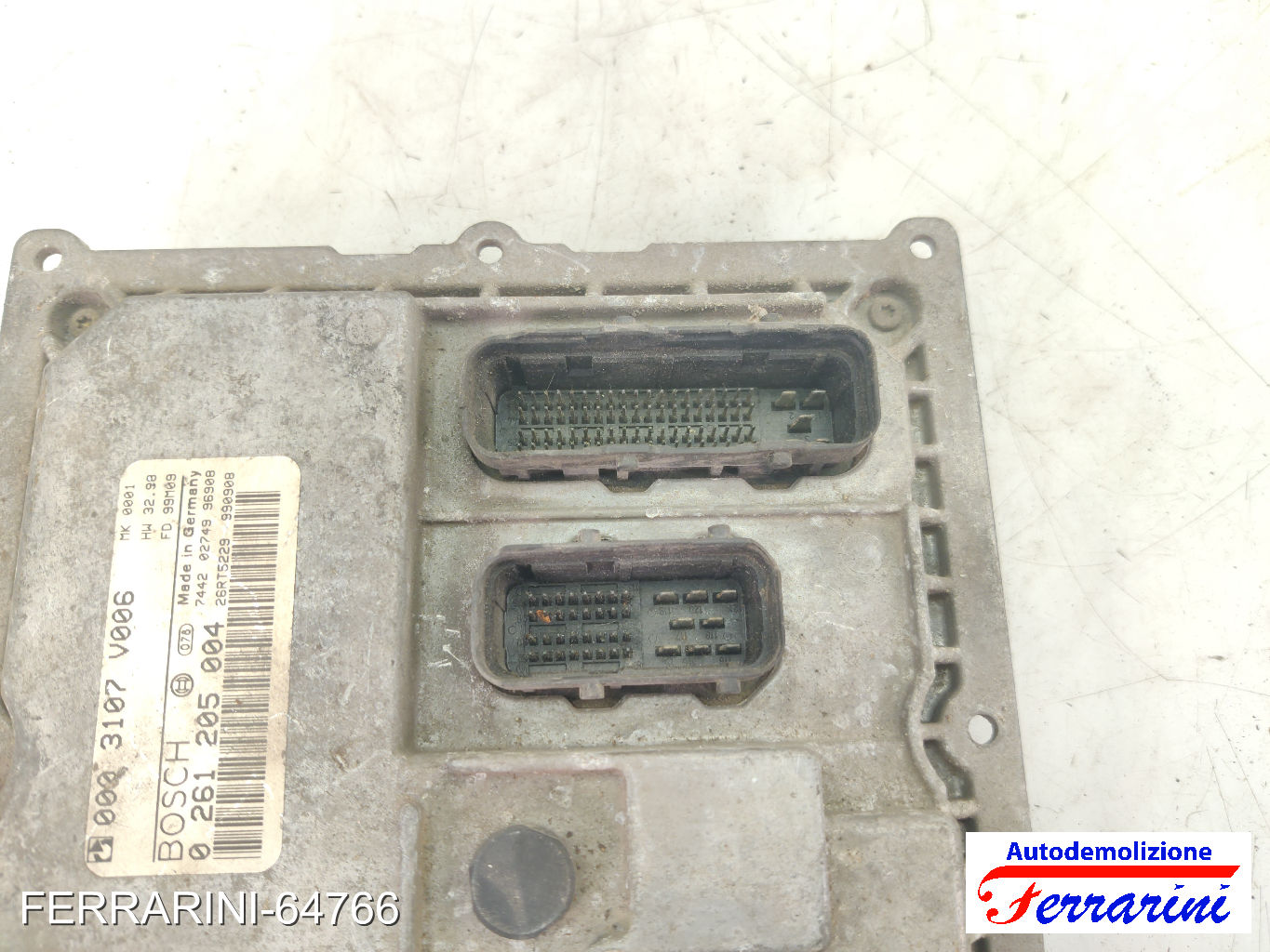 Centralina Motore SMART FORTWO 450 0.6 1998-2004 0003107V006, 24996908 8
