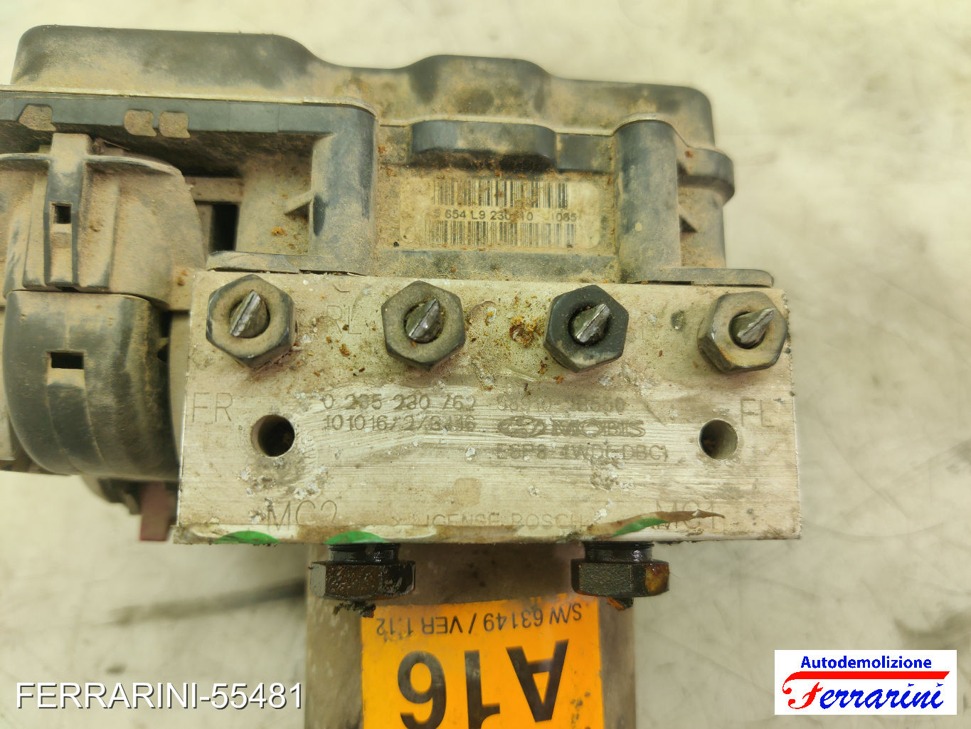 Centralina Pompa Abs HYUNDAI SANTA FE 2 CM 2.0 CRDI 4X4 2010-2012 0265951248