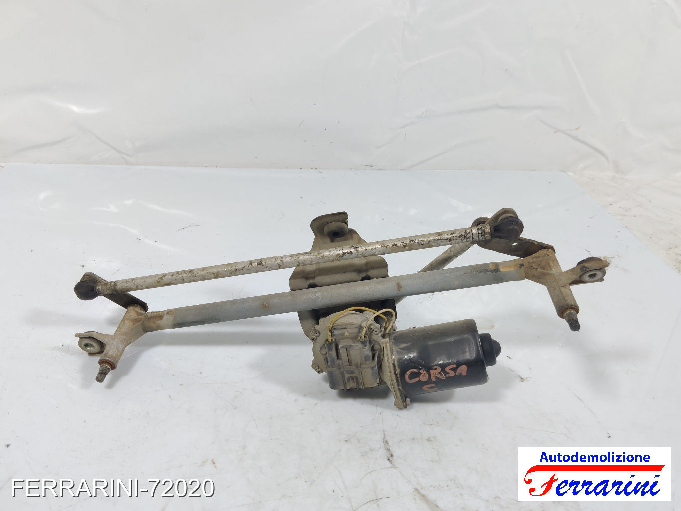 Spazzacqua Motorino Tergicristallo OPEL CORSA C X01 2000-2009 anteriore