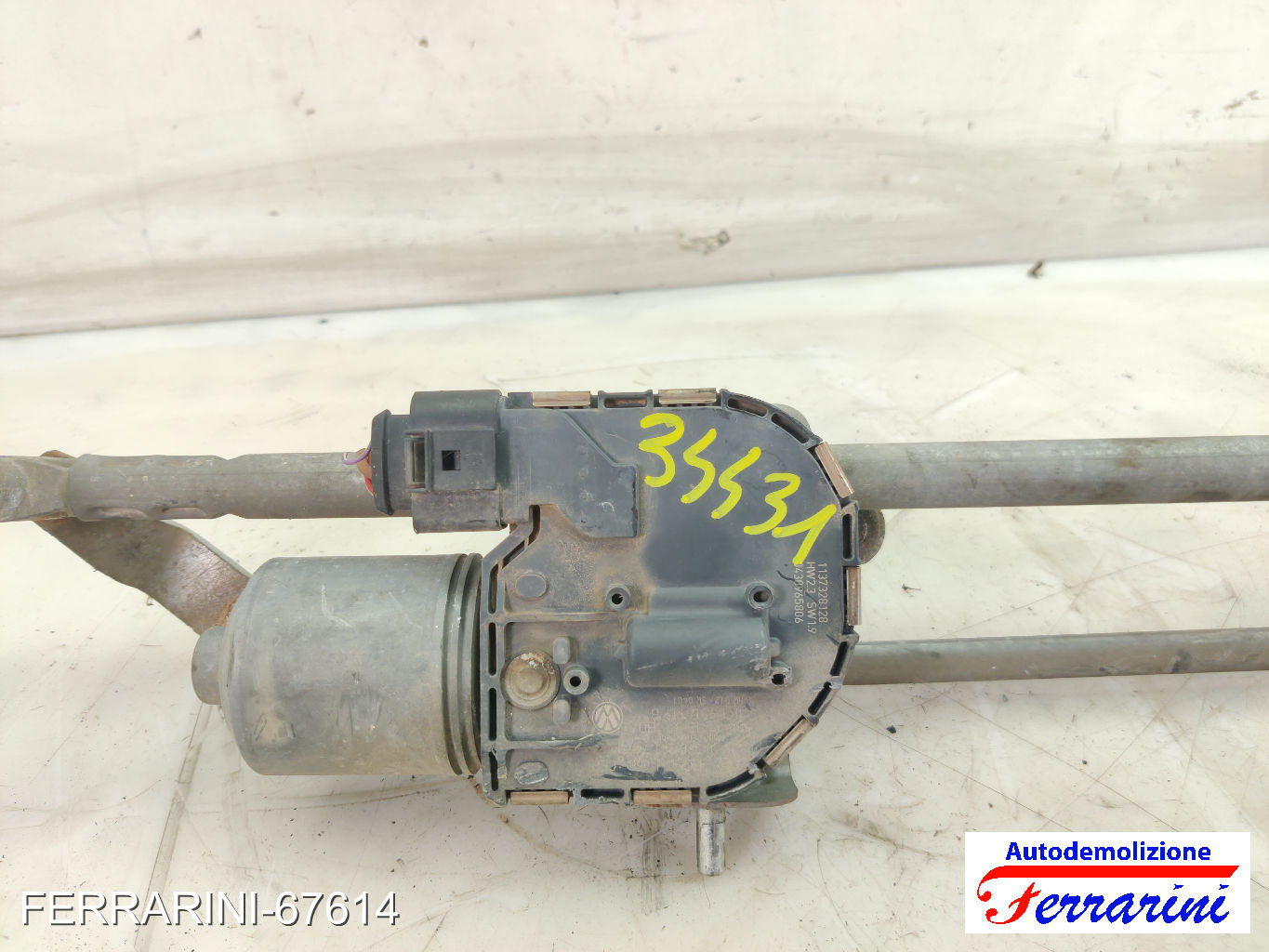 Spazzacqua Motorino Tergicristallo VW GOLF 5 1K1 2003-2008 anteriore, frontale 8
