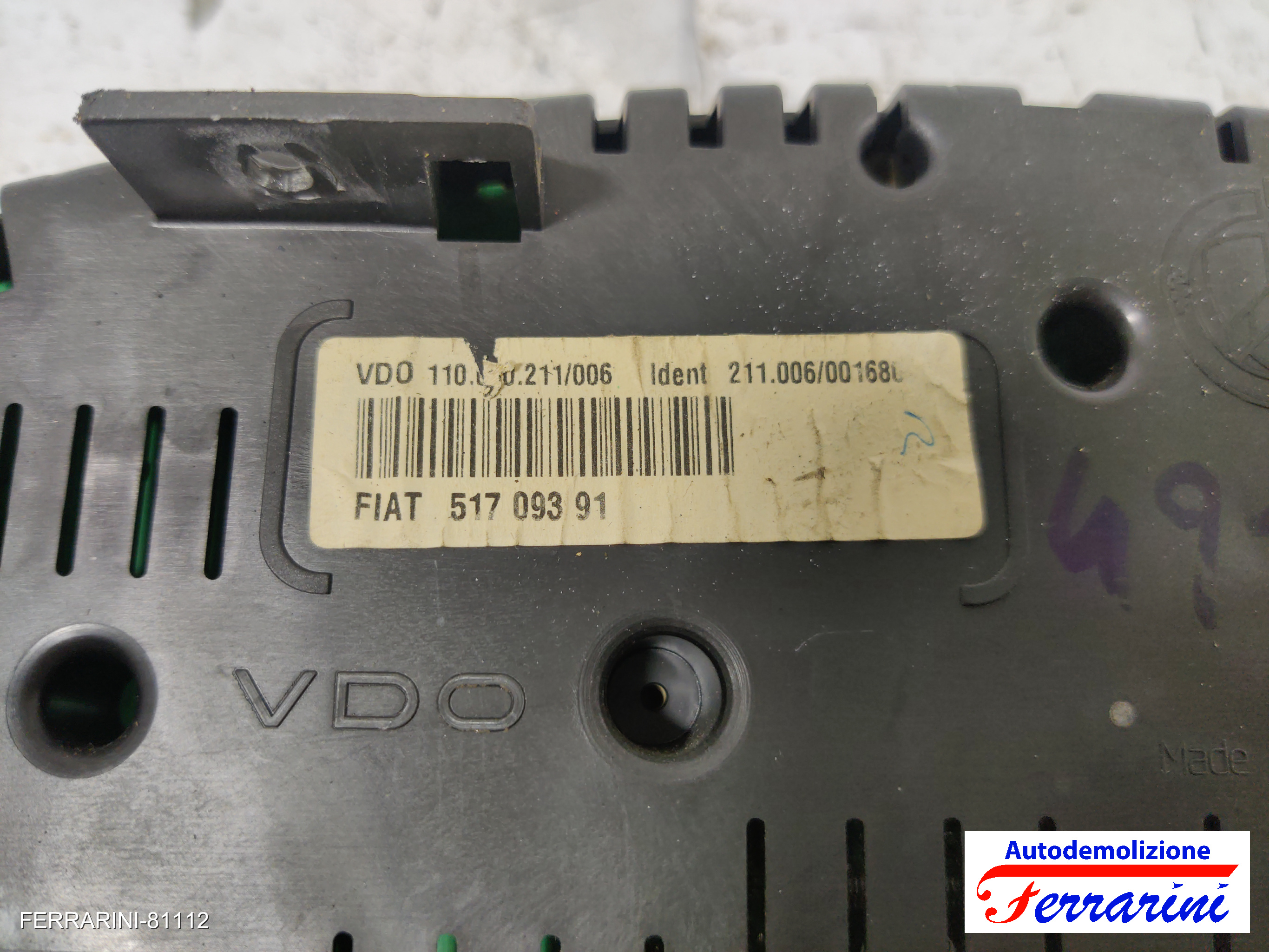 Quadro Contachilometri LANCIA YPSILON 843 1.2 2003-2011