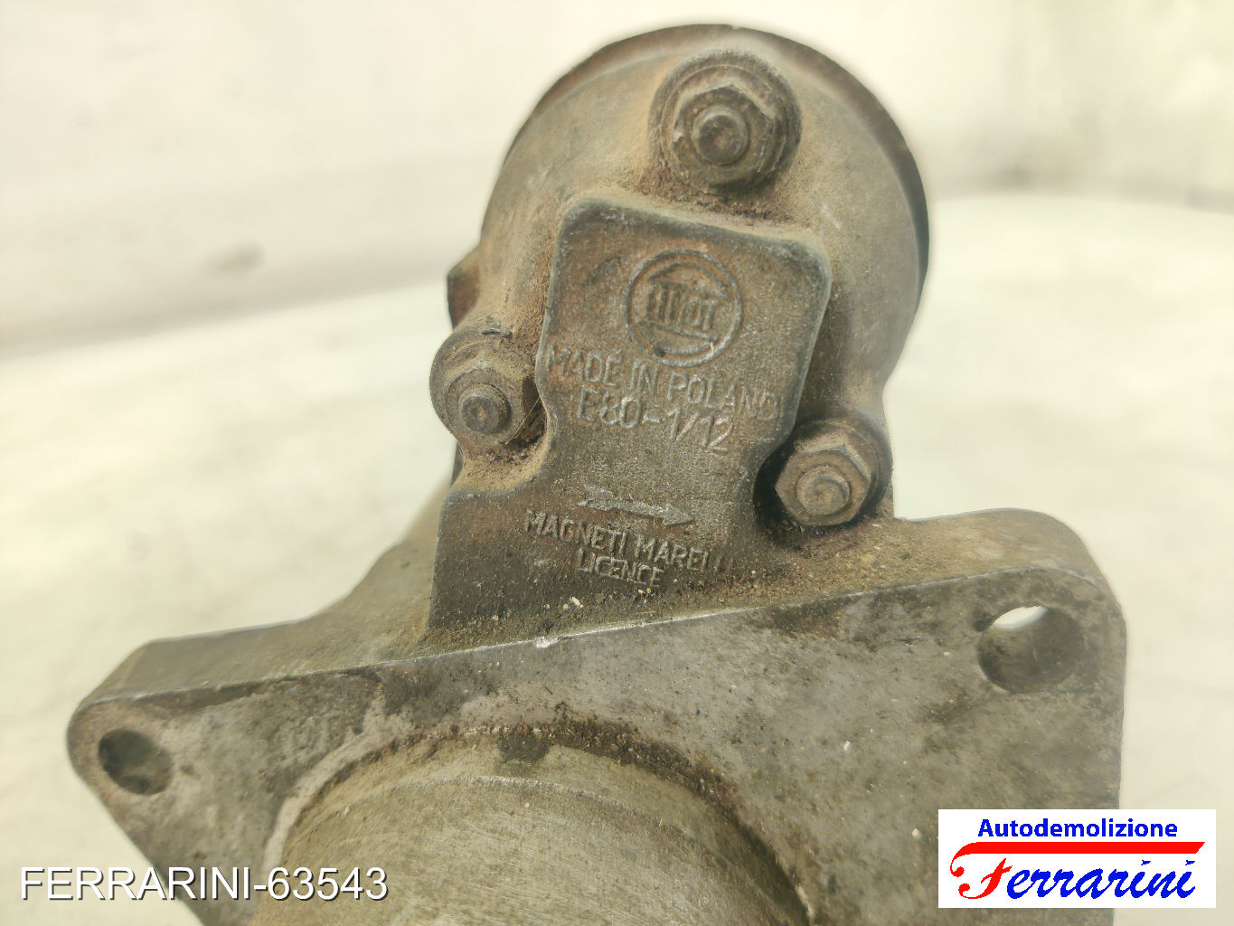 Motorino Avviamento FIAT UNO 146 45 1.0 1986-1993 63221880, 7612952, 0007612952 12