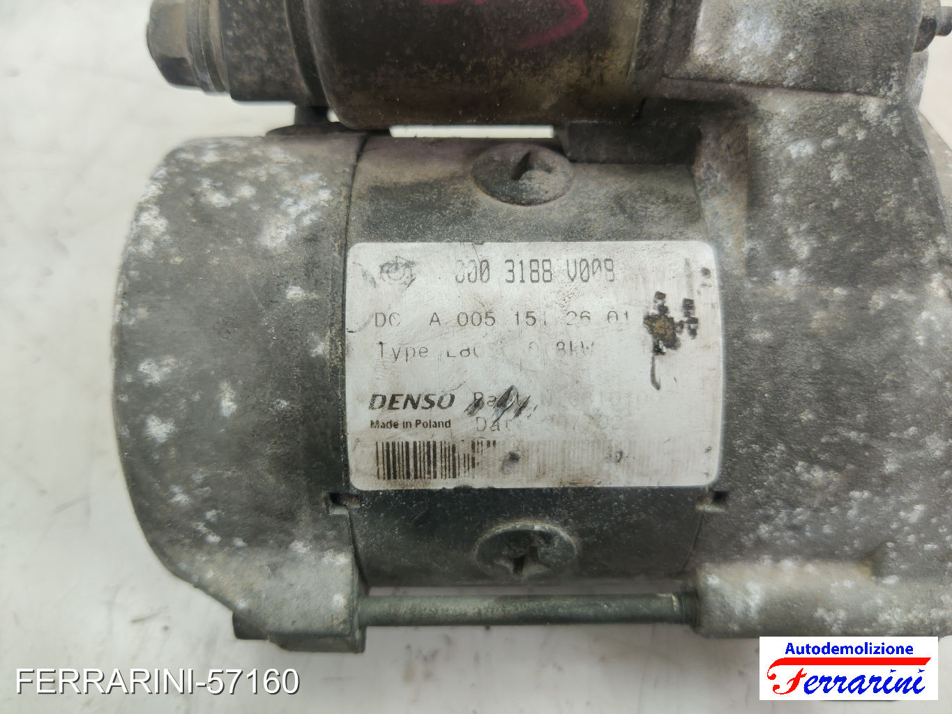 Motorino Avviamento SMART FORTWO 450 0.6 1998-2004 A0051512601, 0003188V009 7