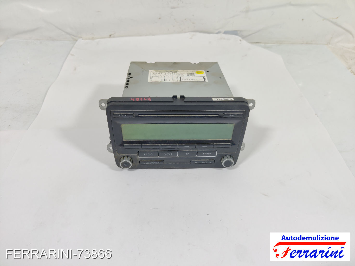Stereo Radio VW POLO 6C1, 6R1 2009-2023 5M0035186AA, 7647202360, 5MO035186AA 9