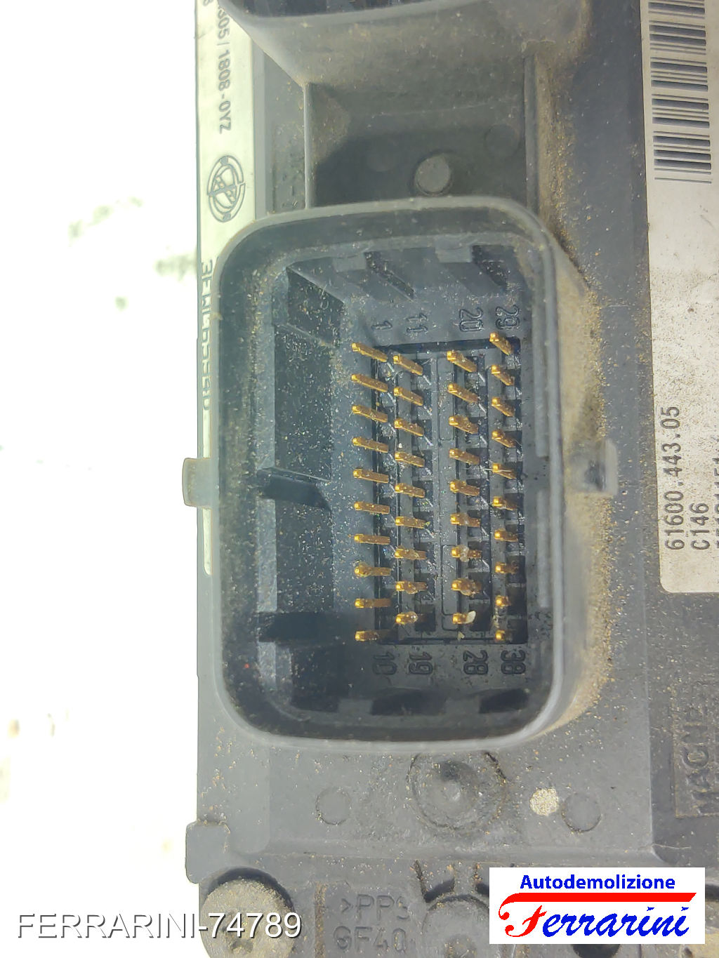 Centralina Motore FIAT PUNTO 188 1.2 60 1999-2010 55181151, 6160044305, IAW59FM5