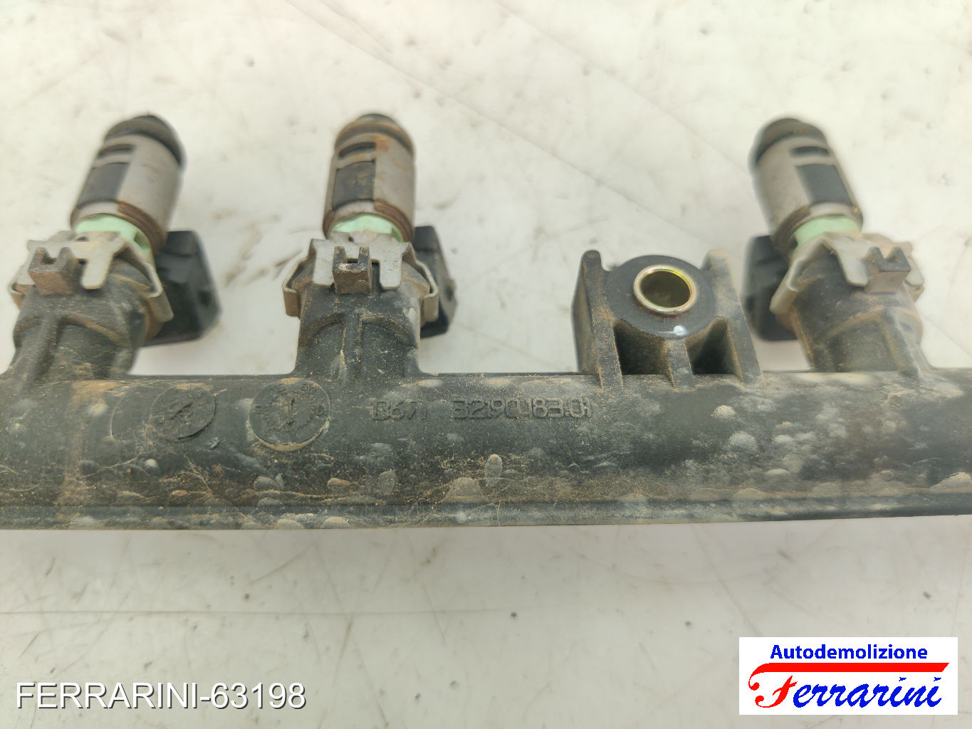 Flauto Con Iniettori FIAT SEICENTO 600 187 1.1 1998-2010 55183532, 71791243
