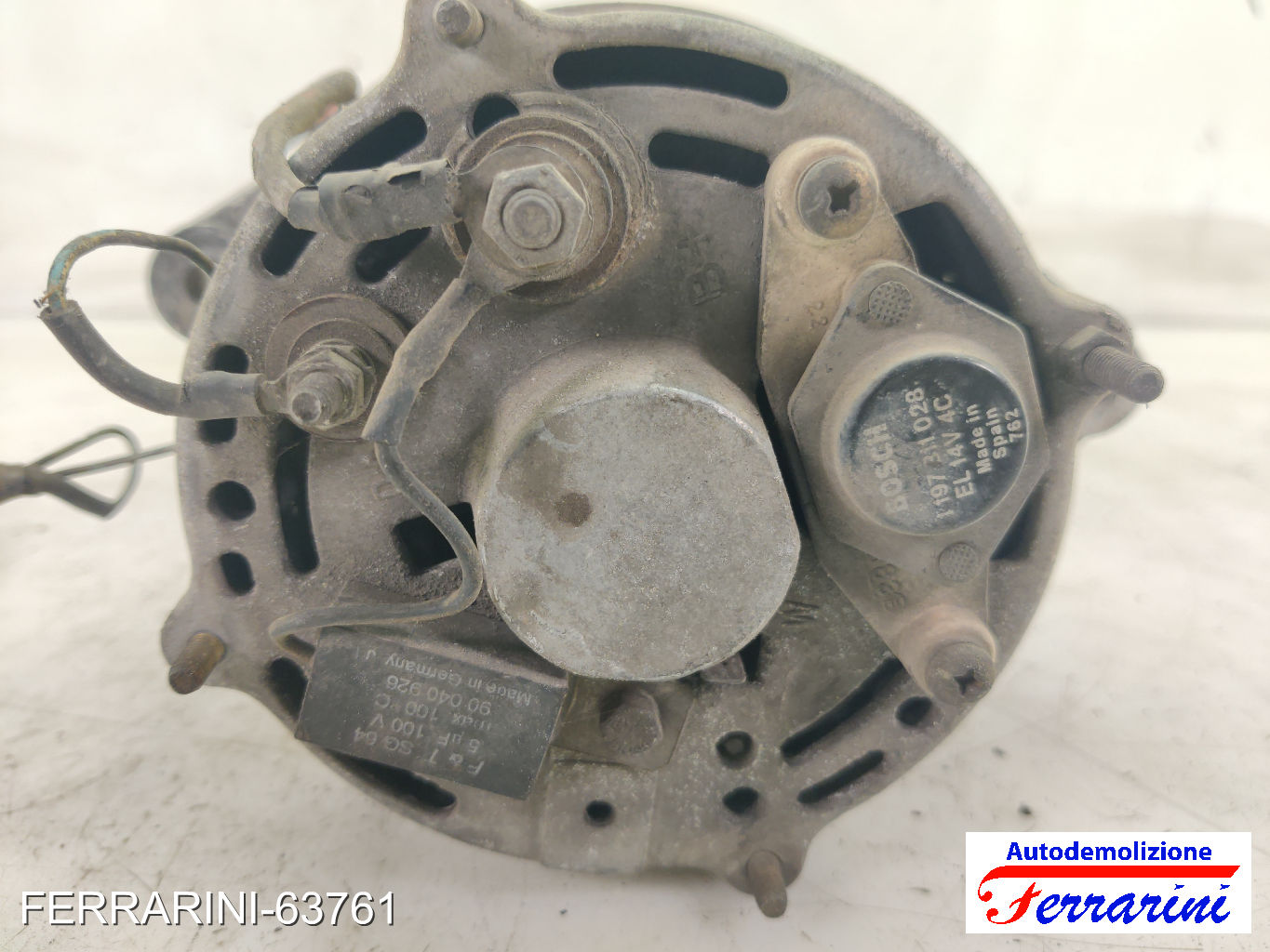 Alternatore OPEL KADETT E T85 1.6 D 1984-1989 0120488186, 1204091, 0120488187 6