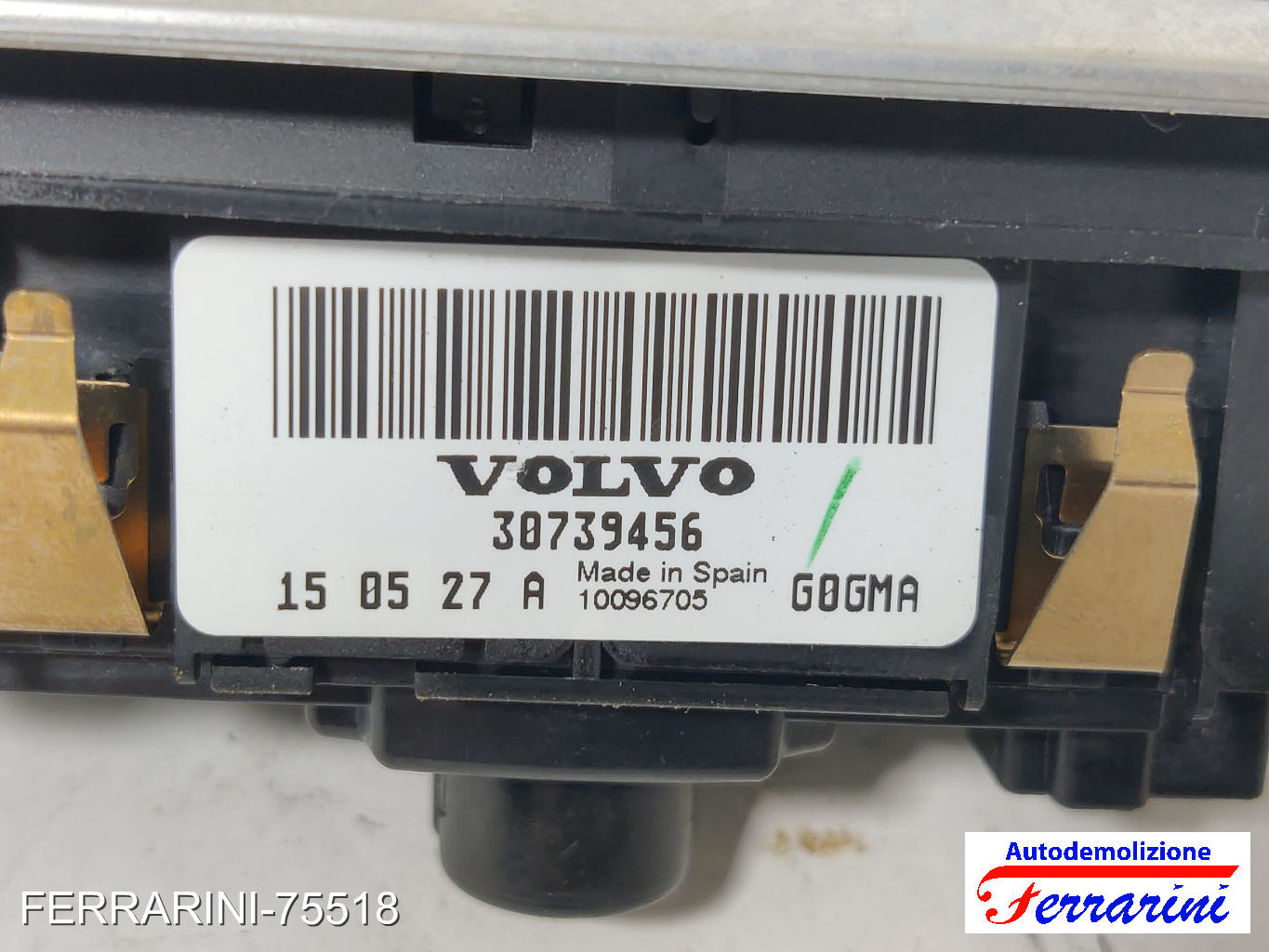 Interruttore Luci Fari VOLVO V60 1 155 2015-2018 30739456, 150527A, 10096705