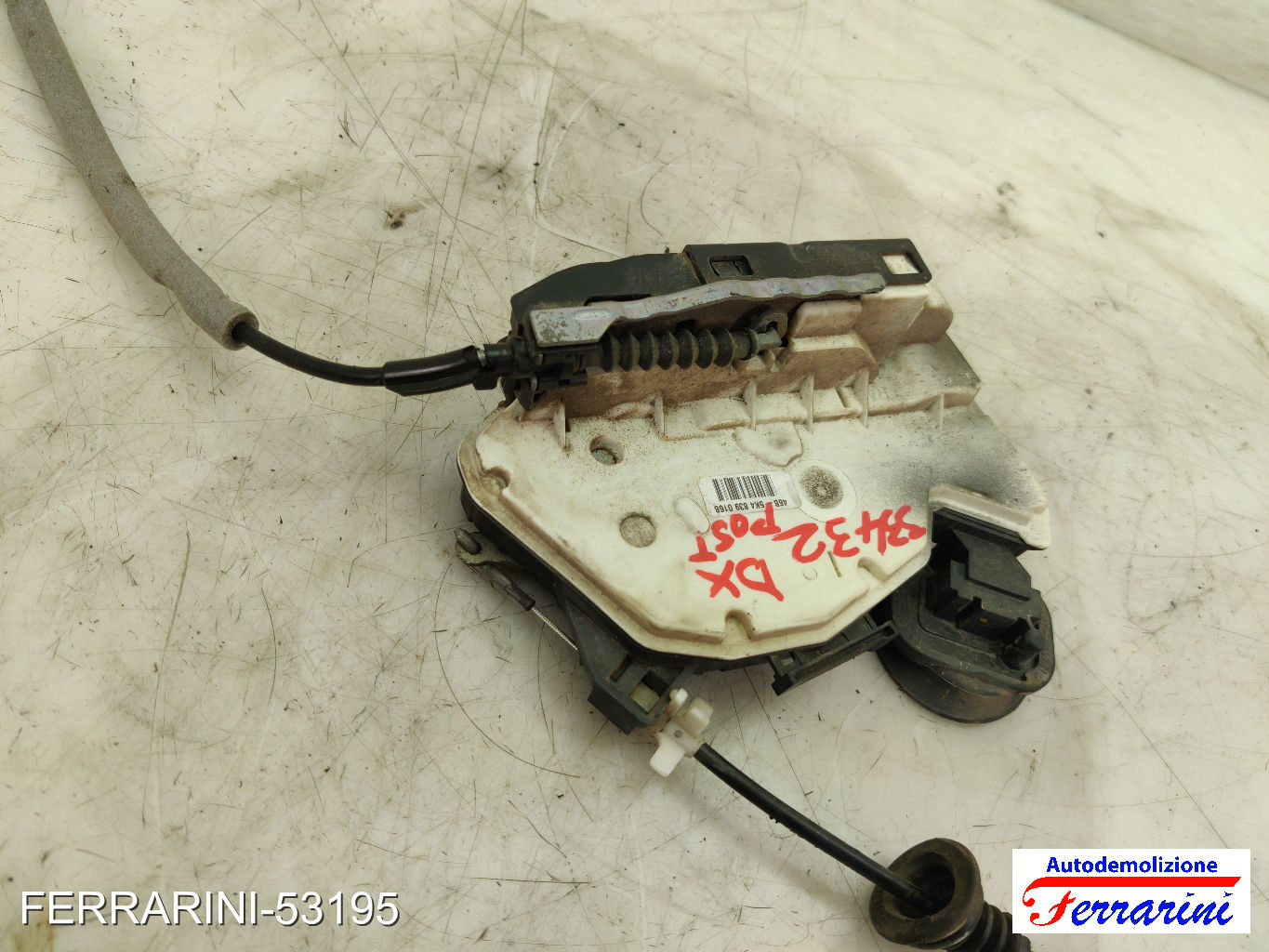 Serratura Porta VW GOLF 6 5K1 2008-2013 destro, dx, posteriore, post 5K4839016B
