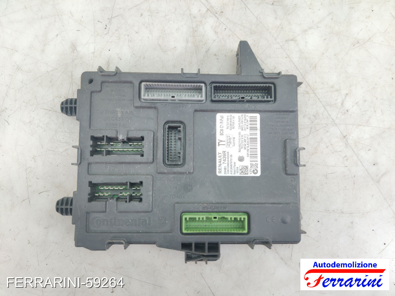 BCM Centralina Comfort RENAULT MEGANE 4 B9A M N 2015-2023 284B17439R 8