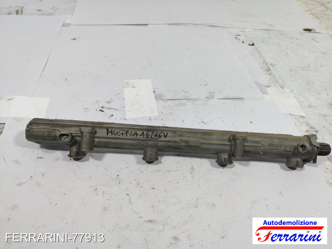 Flauto Iniettori FIAT MULTIPLA 186 1.6 16V BIPOWER 2001-2010