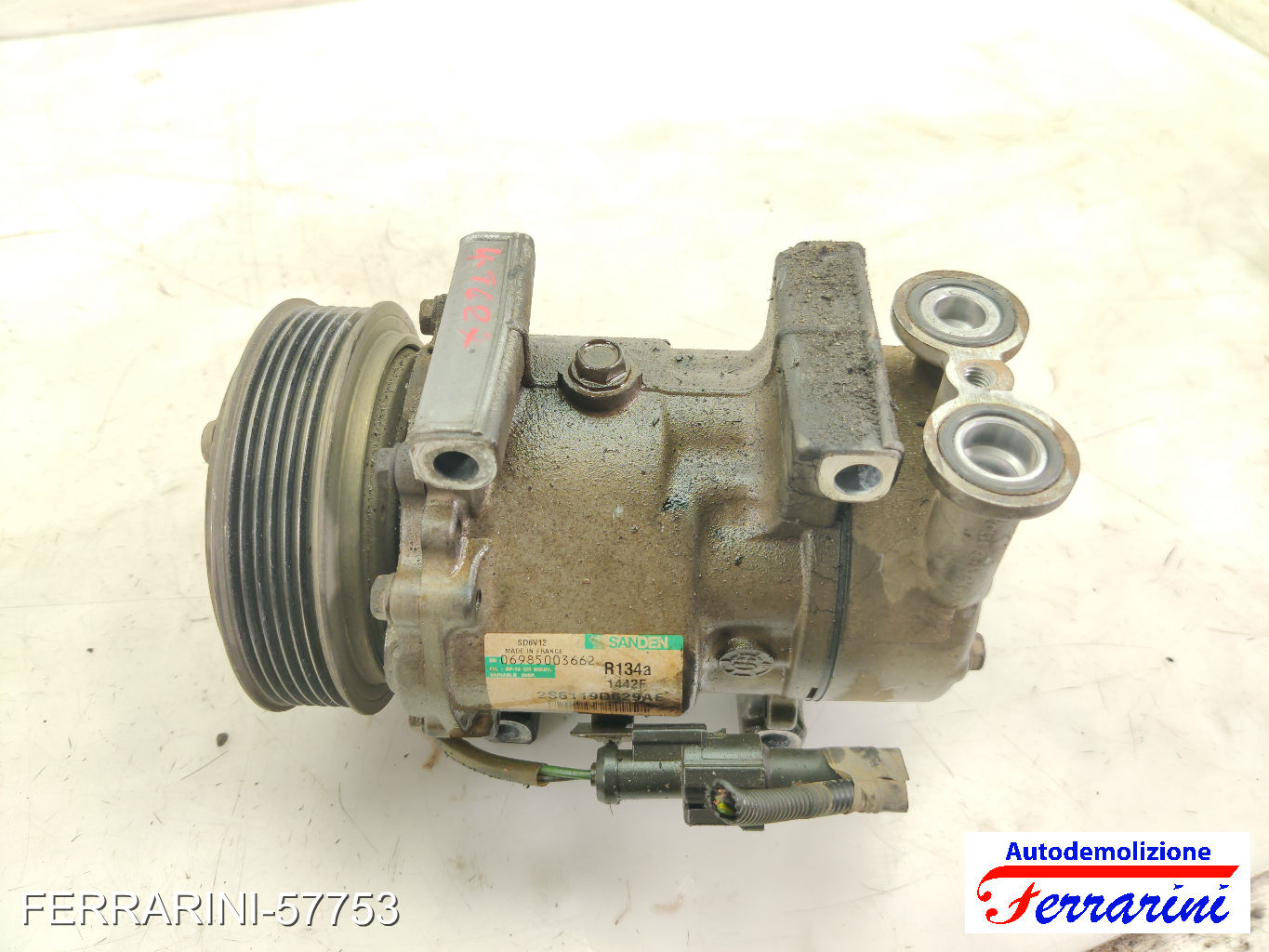 Compressore Clima FORD FIESTA 5 JD, JH 1.4 TDCI 2001-2008 2S6119D629AE