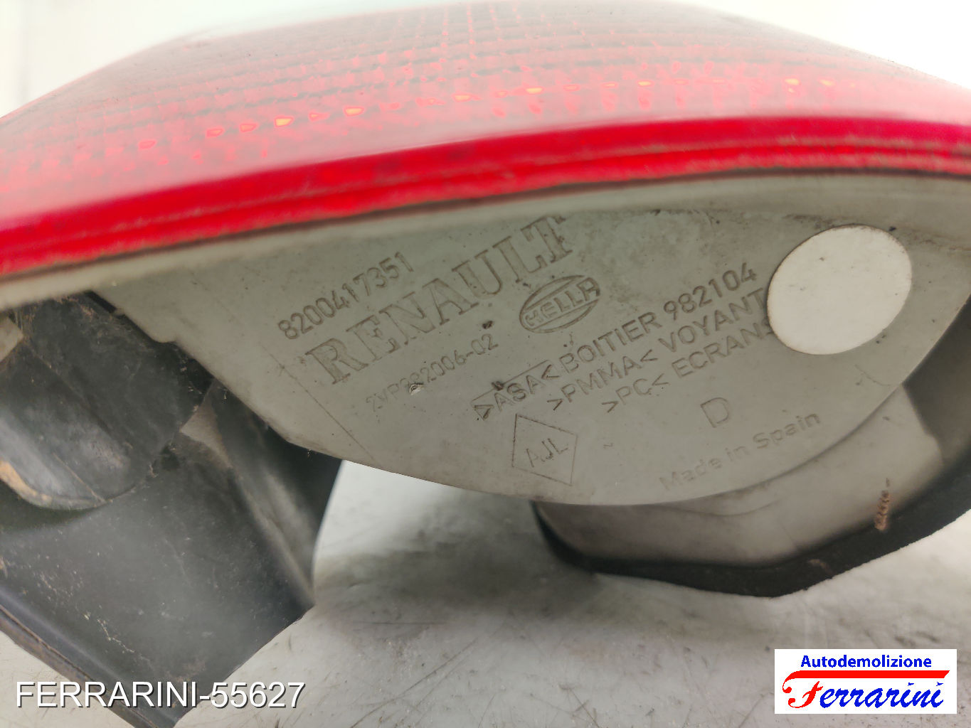 Fanalino Stop Posteriore RENAULT MEGANE 2 KM 2003-2009 destro, dx, posteriore