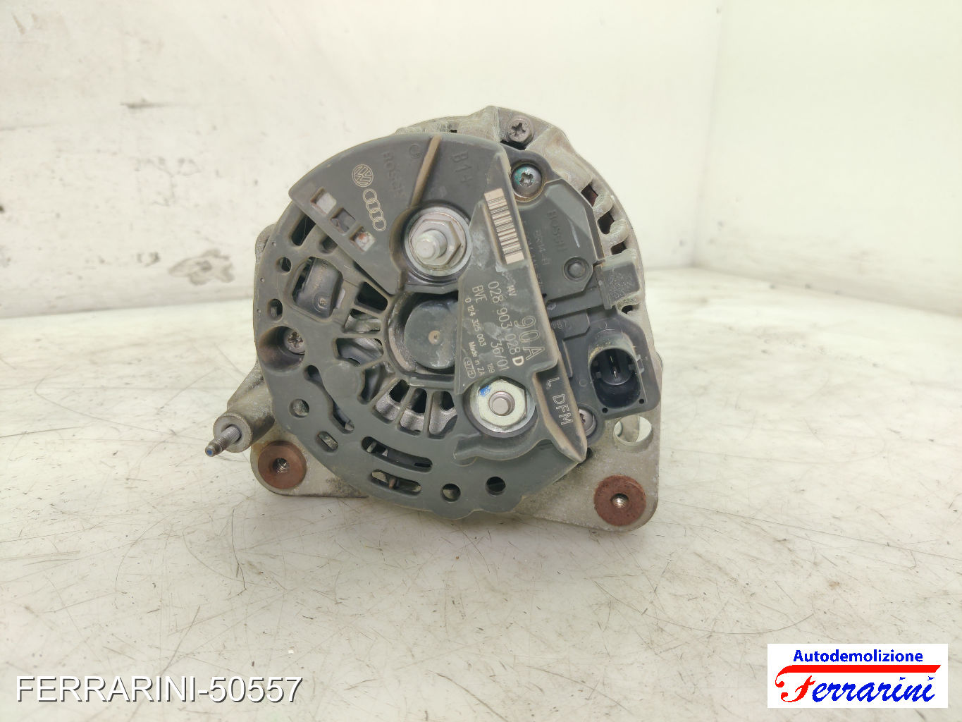 Alternatore VW GOLF 4 1J1 1.6 16V 2000-2005 028903028D, 0124325003, 030903023J 7