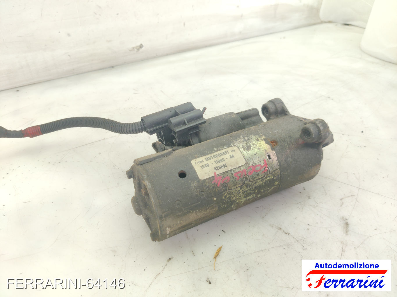 Motorino Avviamento FORD FOCUS SW DNW 1.8 TDCI 2001-2004 1S4U11000AA, 1644028