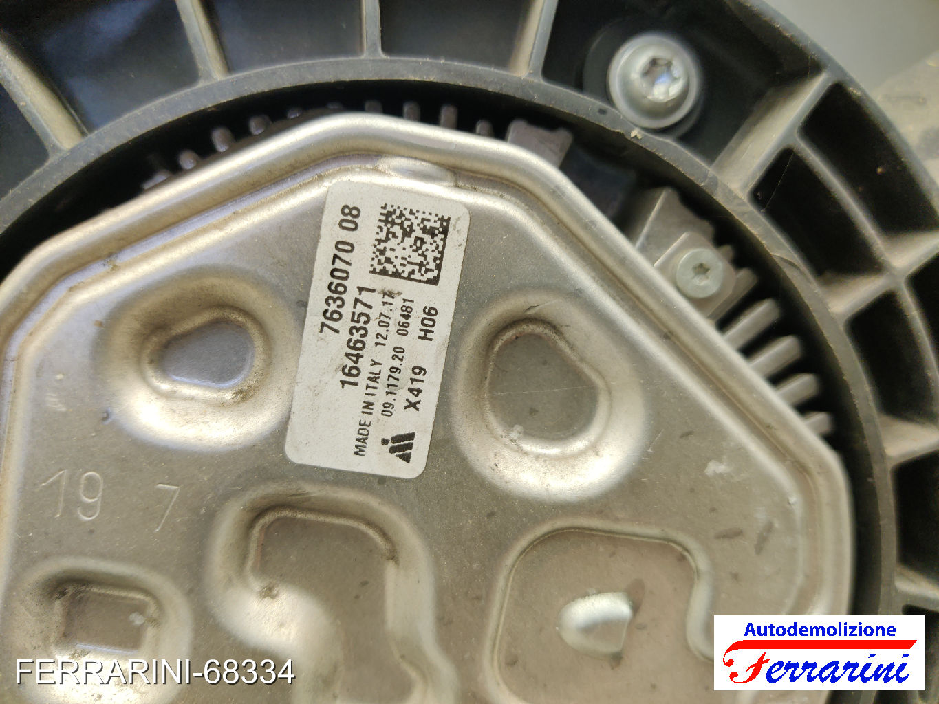 Ventola Radiatore Motore BMW X1 F48 SDRIVE 18D 2015-2023 17427617609, 7617609 7