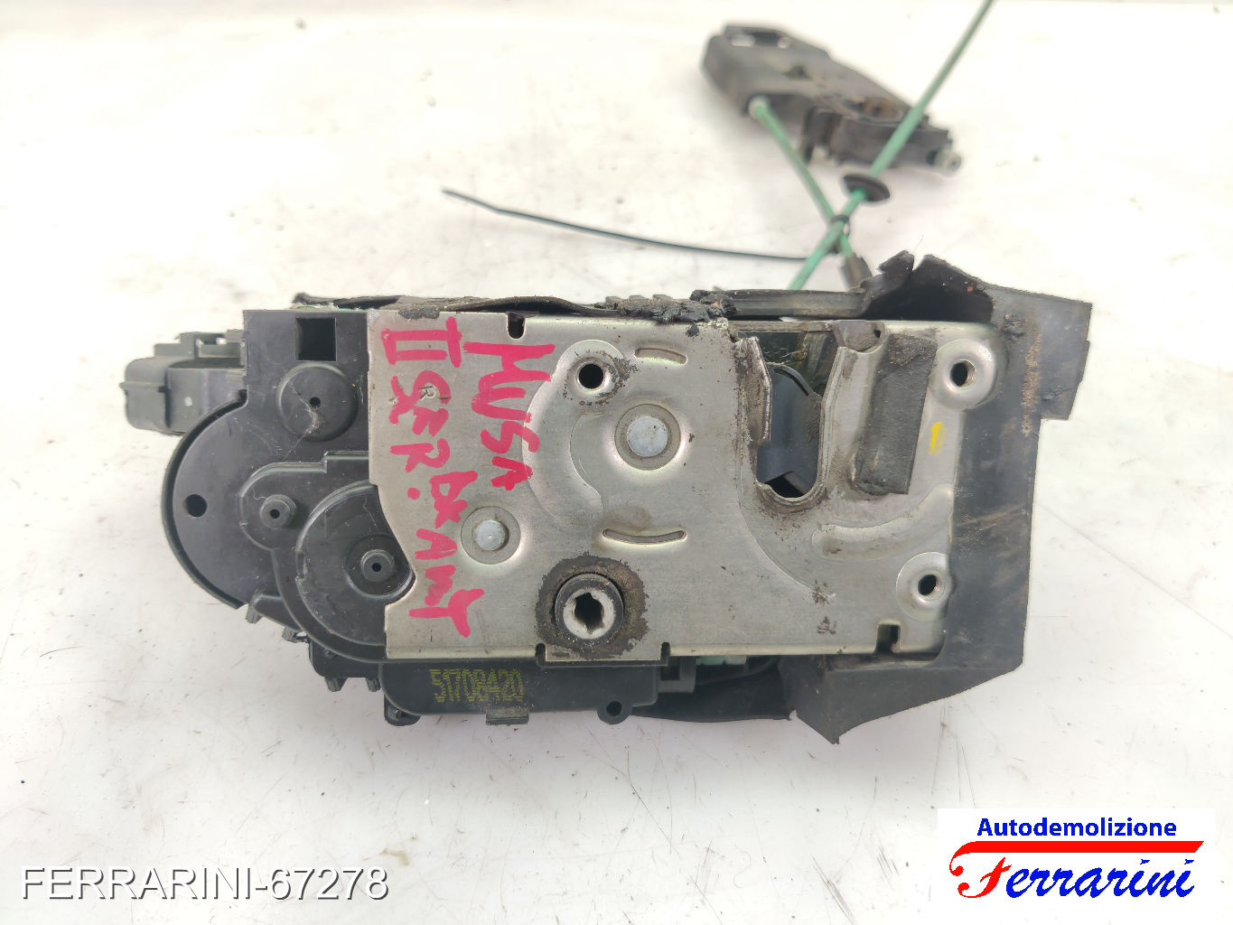Serratura Porta FIAT IDEA 350 2005-2016 destro, dx, frontale, anteriore 51823814 6