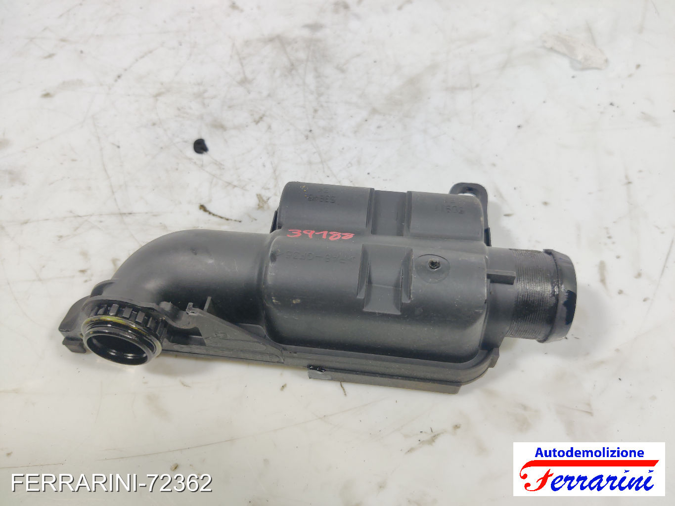tubo aria aspirazione silenziatore FORD FIESTA 5 JD, JH 1.4 TDCI 2001-2008 7