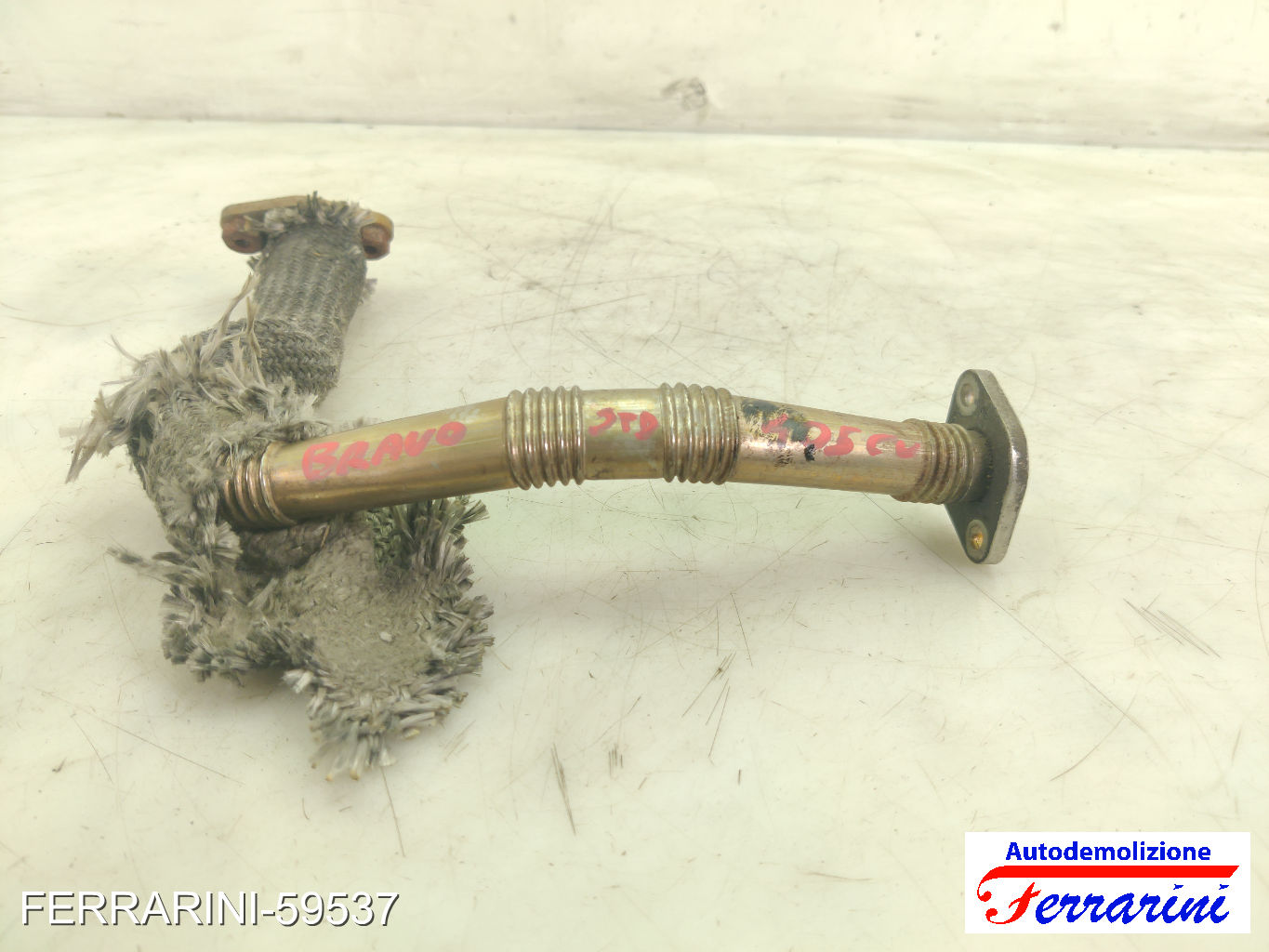 tubo tubazione egr FIAT BRAVO 1 182 1.9 JTD 105 1998-2001