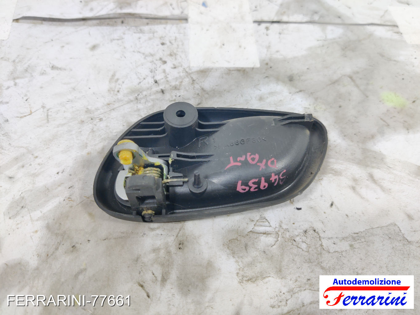 Maniglia Porta Interna OPEL AGILA A H00 2003-2007 destra, dx, frontale 8
