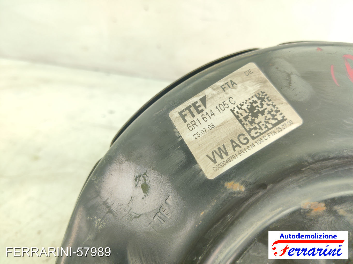 Servofreno MAZDA 121 2 DB 1.3 16V 1990-1996 6R1614105C, 6R1614106C, 6R1614105G