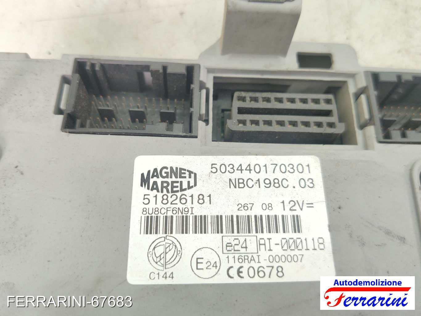 Kit Accensione FIAT BRAVO 2 198 1.6 D MULTIJET 2008-2014 0281014455