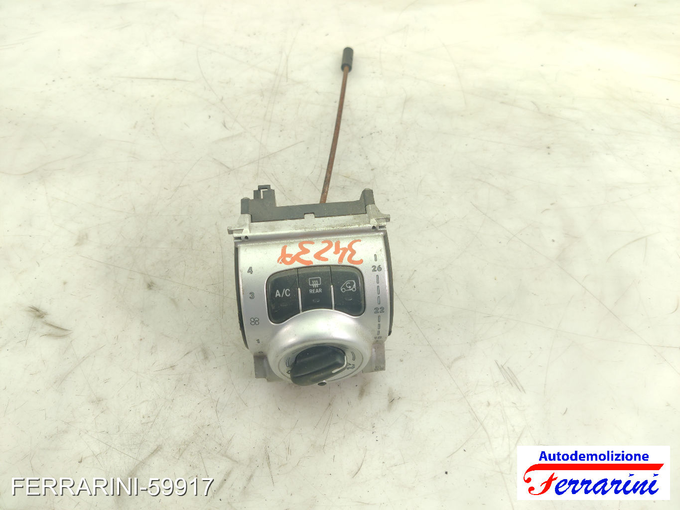 Tastiera Clima SMART FORTWO COUPE 451 2007-2023 anteriore, frontale A4518200297 11