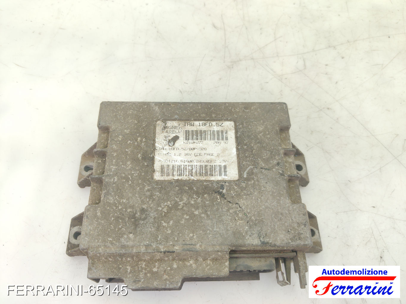 Centralina Motore FIAT PUNTO 176 1.2 16V 1997-1999 46531216, 61600249003