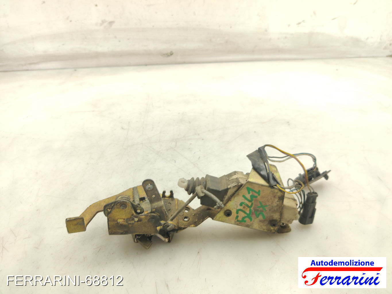 elettrica Serratura Porta FIAT PANDA 141 1992-1996 sinistro, sx, frontale 7