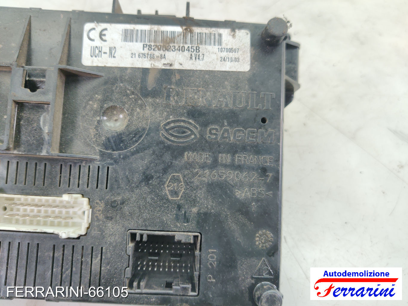 Body Computer RENAULT CLIO 2 BB, CB 1.2 1998-2010 8200234045B, 216757868A 7