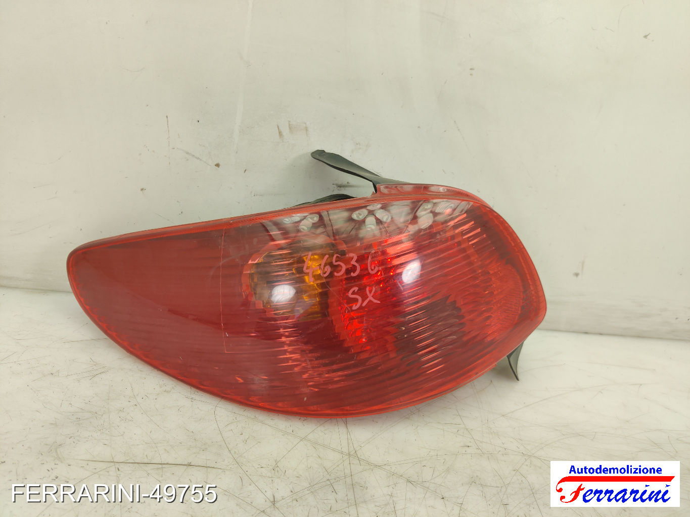 Fanalino Stop Posteriore PEUGEOT 206 2A/C 1998-2007 sinistro, sx 6350P1, 6350S0 12