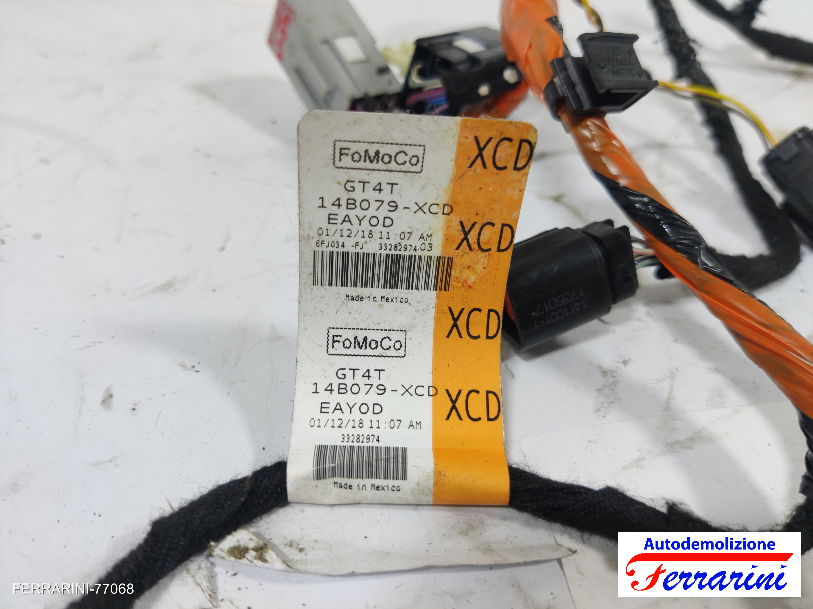 Cablaggio elettrico console centrale FORD EDGE 2.0 TDCI BITURBO AWD 4X4