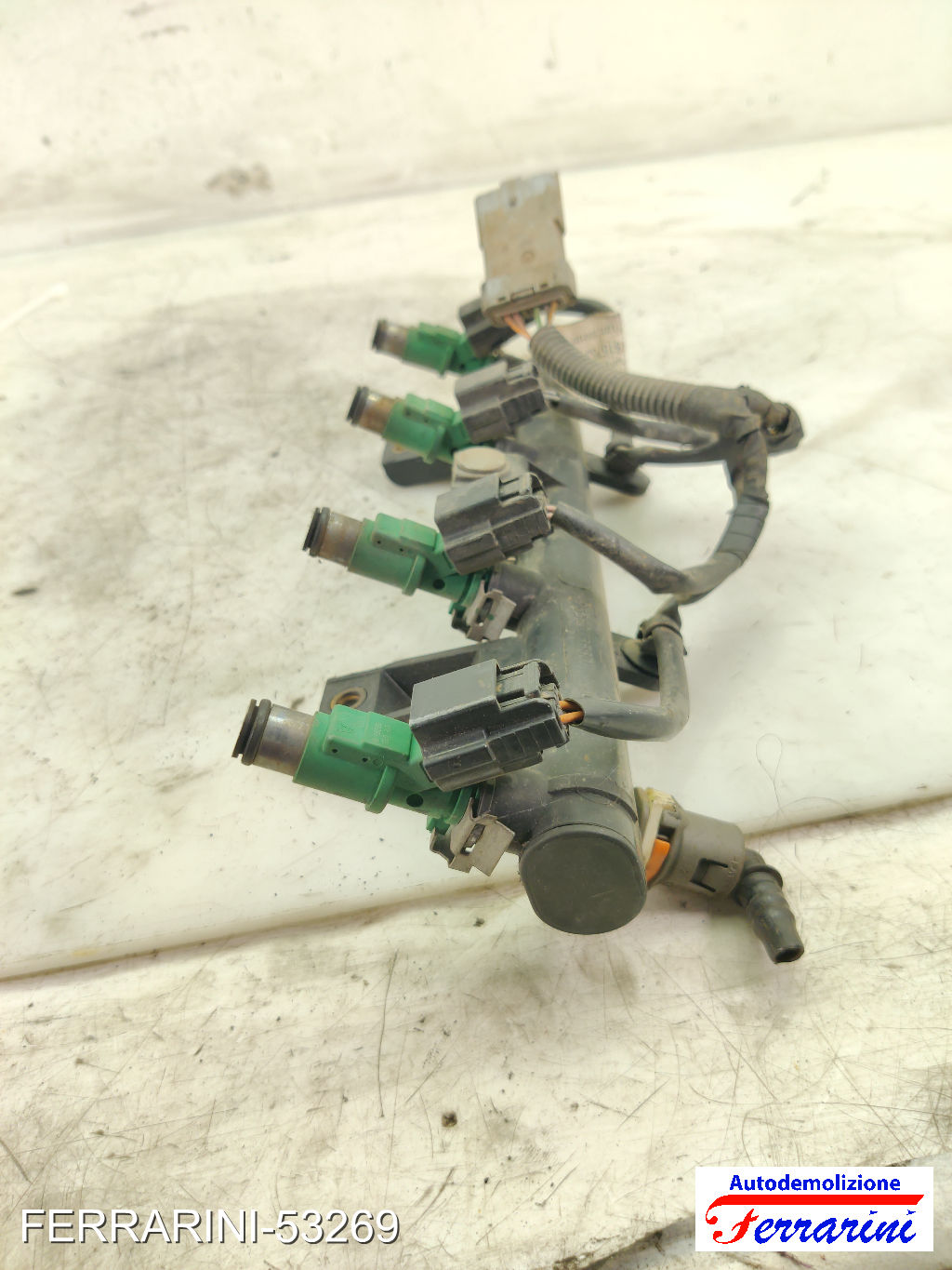 Flauto Iniettori CITROEN C3 1 FC, FN 1.1I 2002-2009 198542, 1984G0, 9655833580