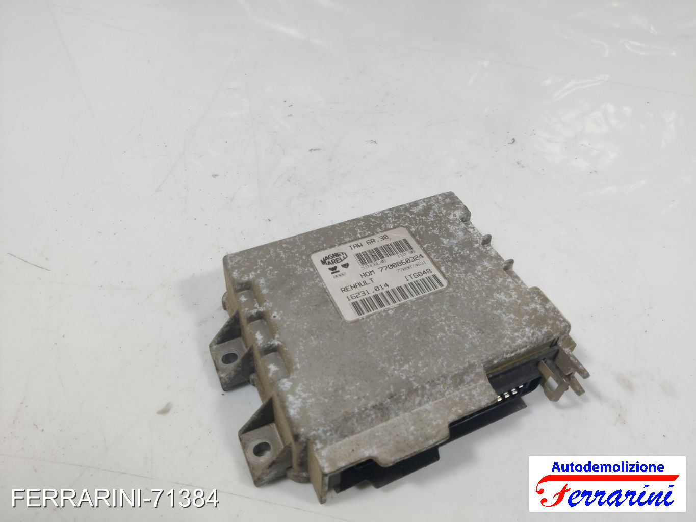 Centralina Motore RENAULT TWINGO 1 C06 1.2 1993-1996 7700860324, ITG048 2