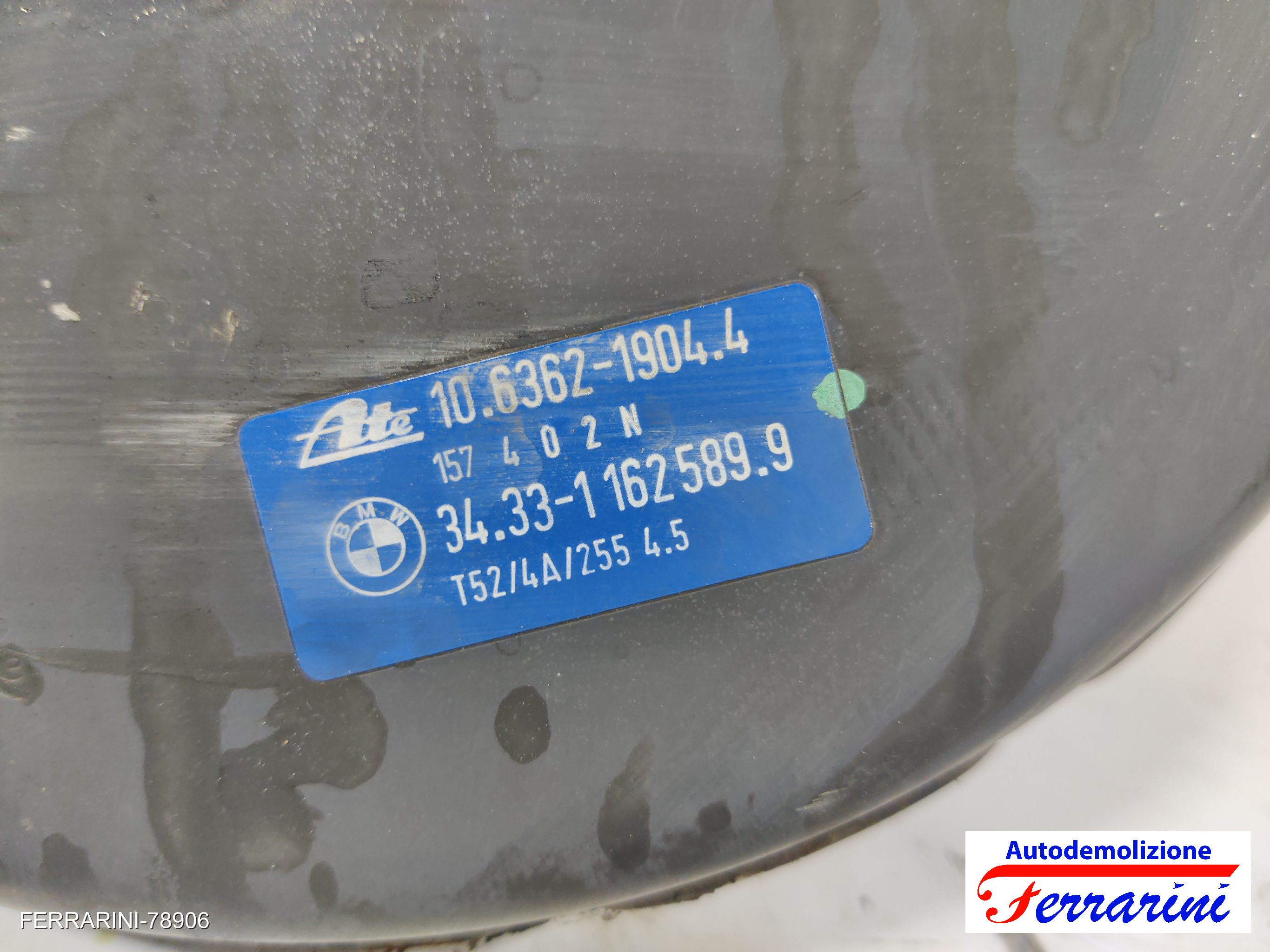 Servofreno BMW SERIE 3 E36 318I 1993-1998 34331162965, 343311625899, 10636219044