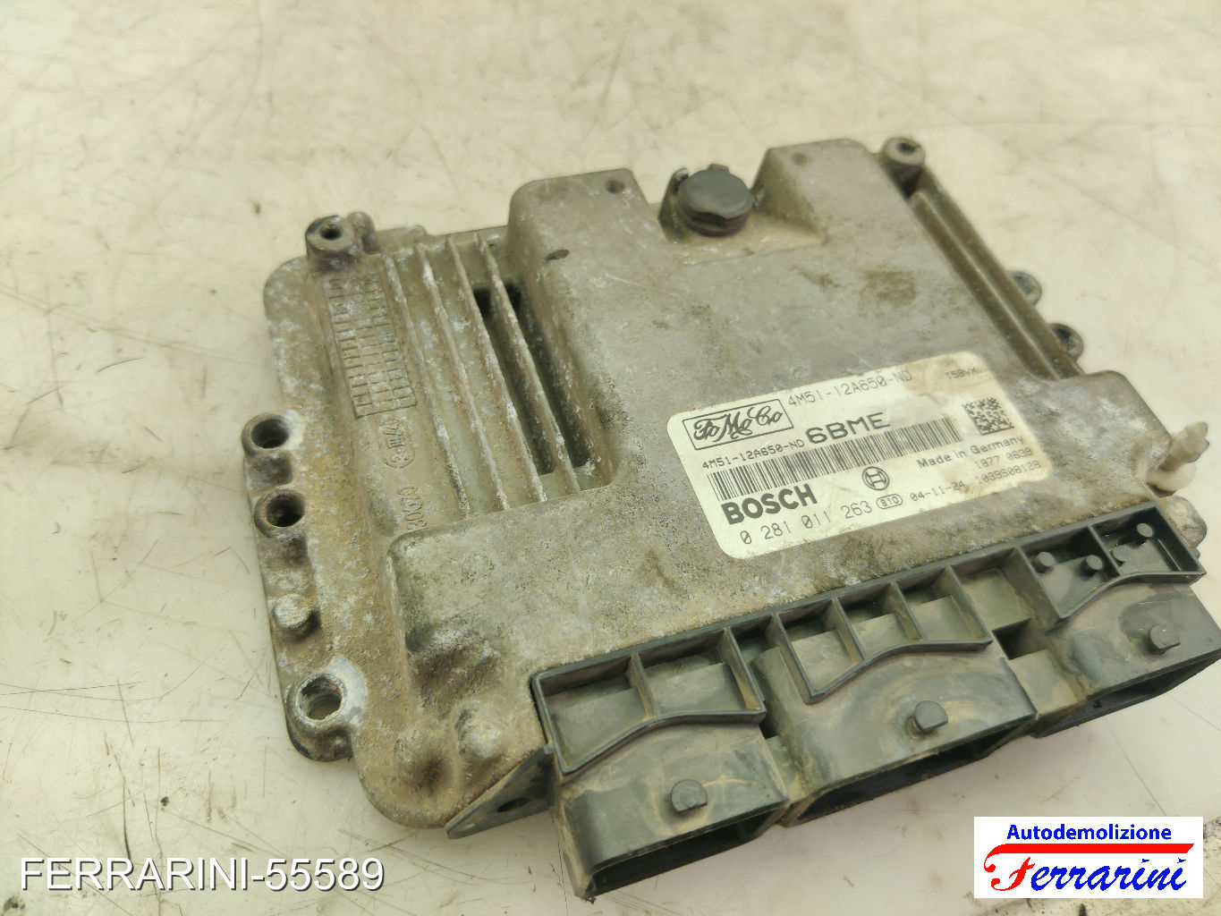 Centralina Motore FORD FOCUS C-MAX DM2 1.6 TDCI 2003-2007 4M5112A650ND