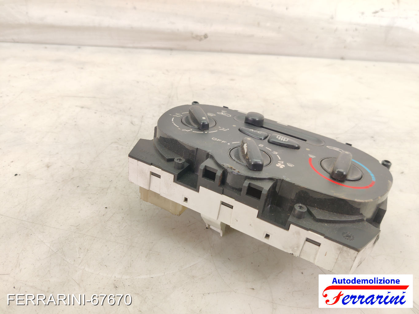 Tastiera Clima CITROEN C3 1 FC, FN 2002-2009 anteriore, frontale 9624675377 9