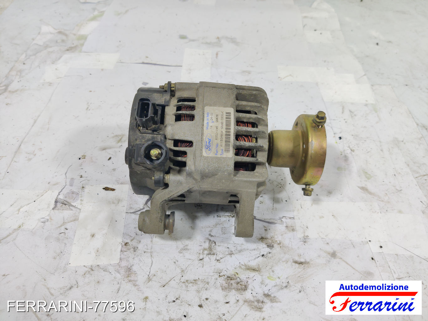 Alternatore FORD FOCUS SW DNW 1.8 TURBO DI/TDDI 1999-2004 98AB10300JC, 63321746
