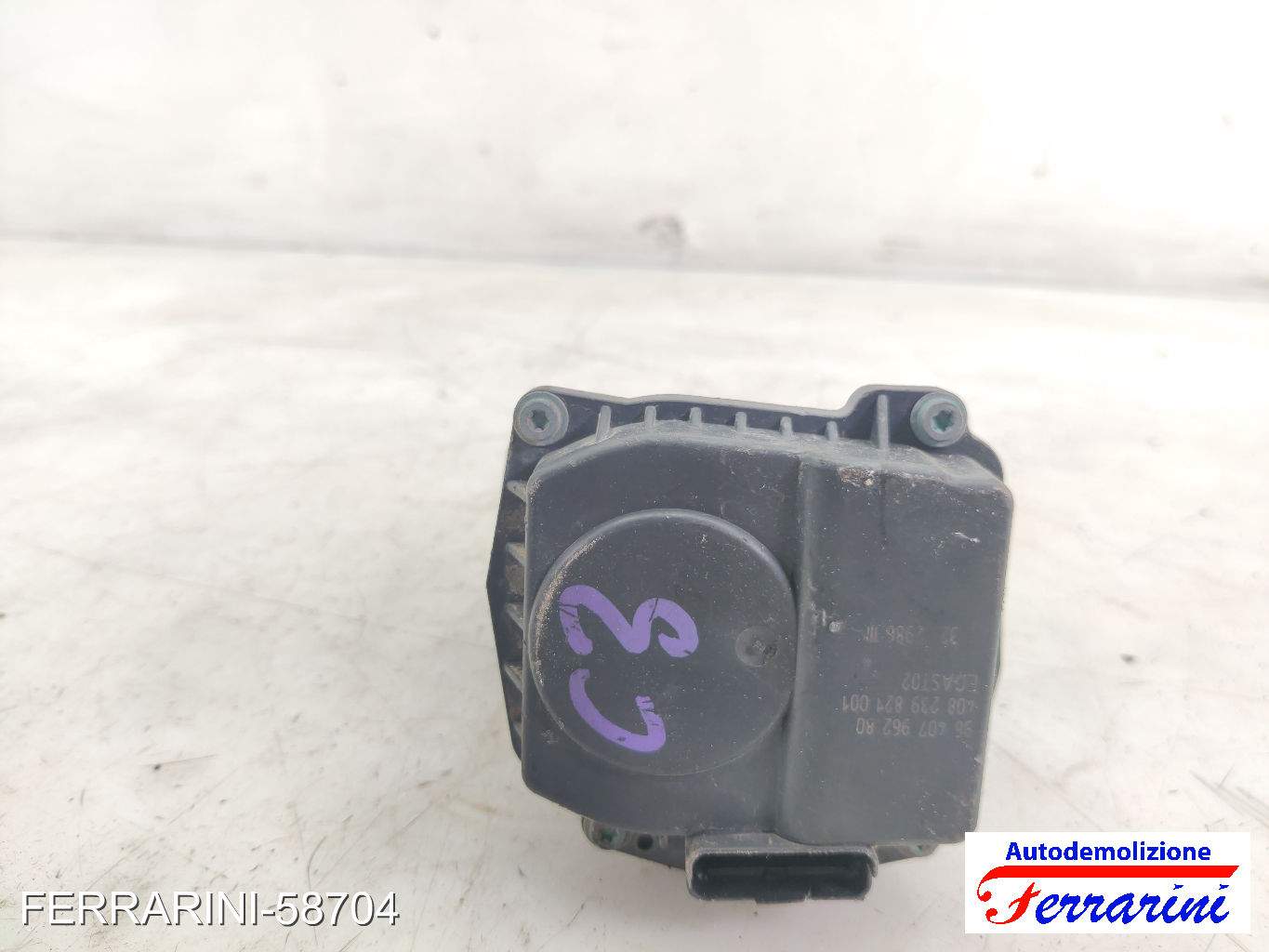 Corpo Farfallato CITROEN C3 1 FC, FN 1.4I 2002-2010 9640796280, 4082398210011