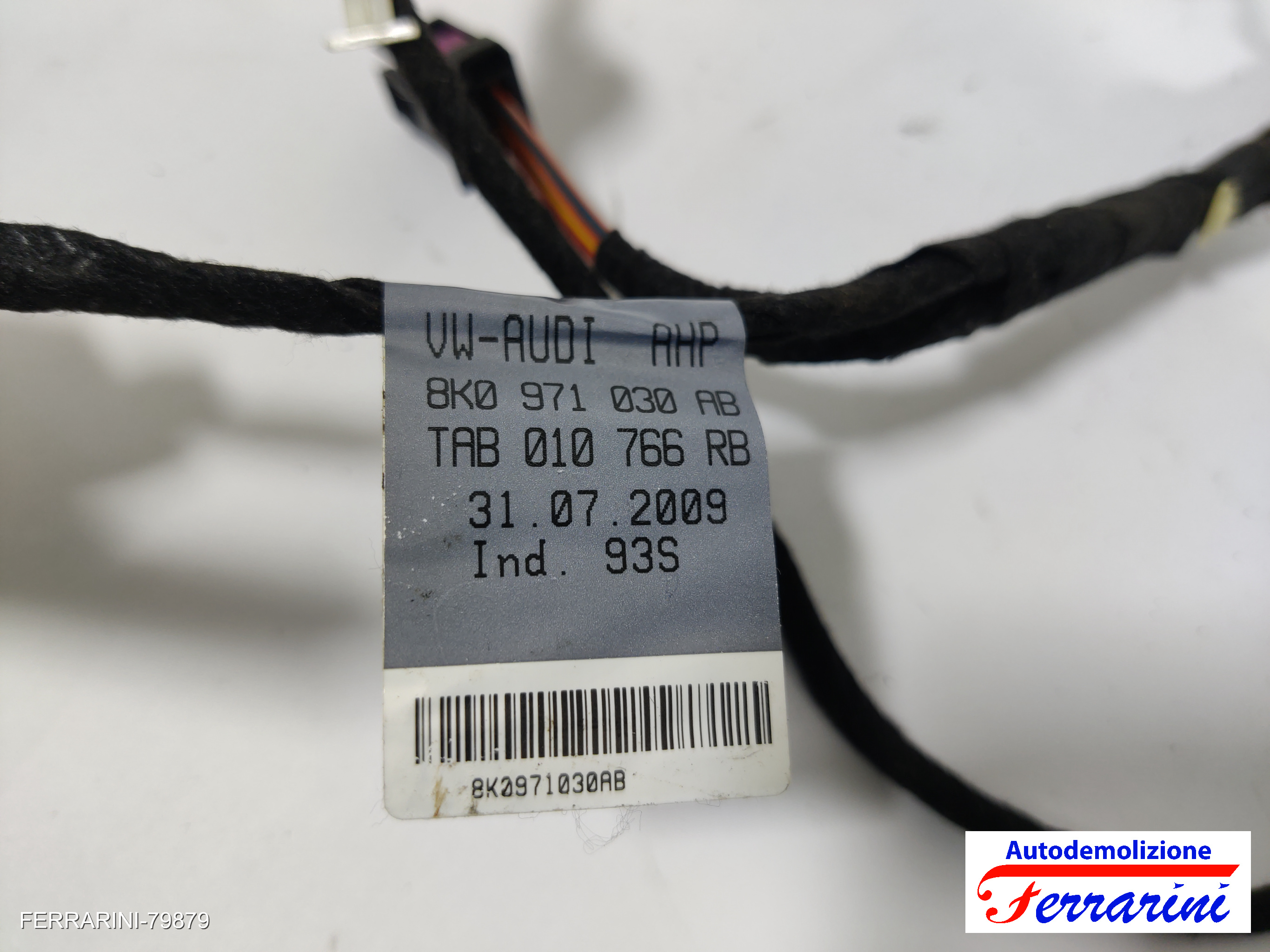 Cablaggio porta AUDI A4 AT 8K5 2.0 TDI 2008-2015 8K0971030AD, DD4E0971942 12