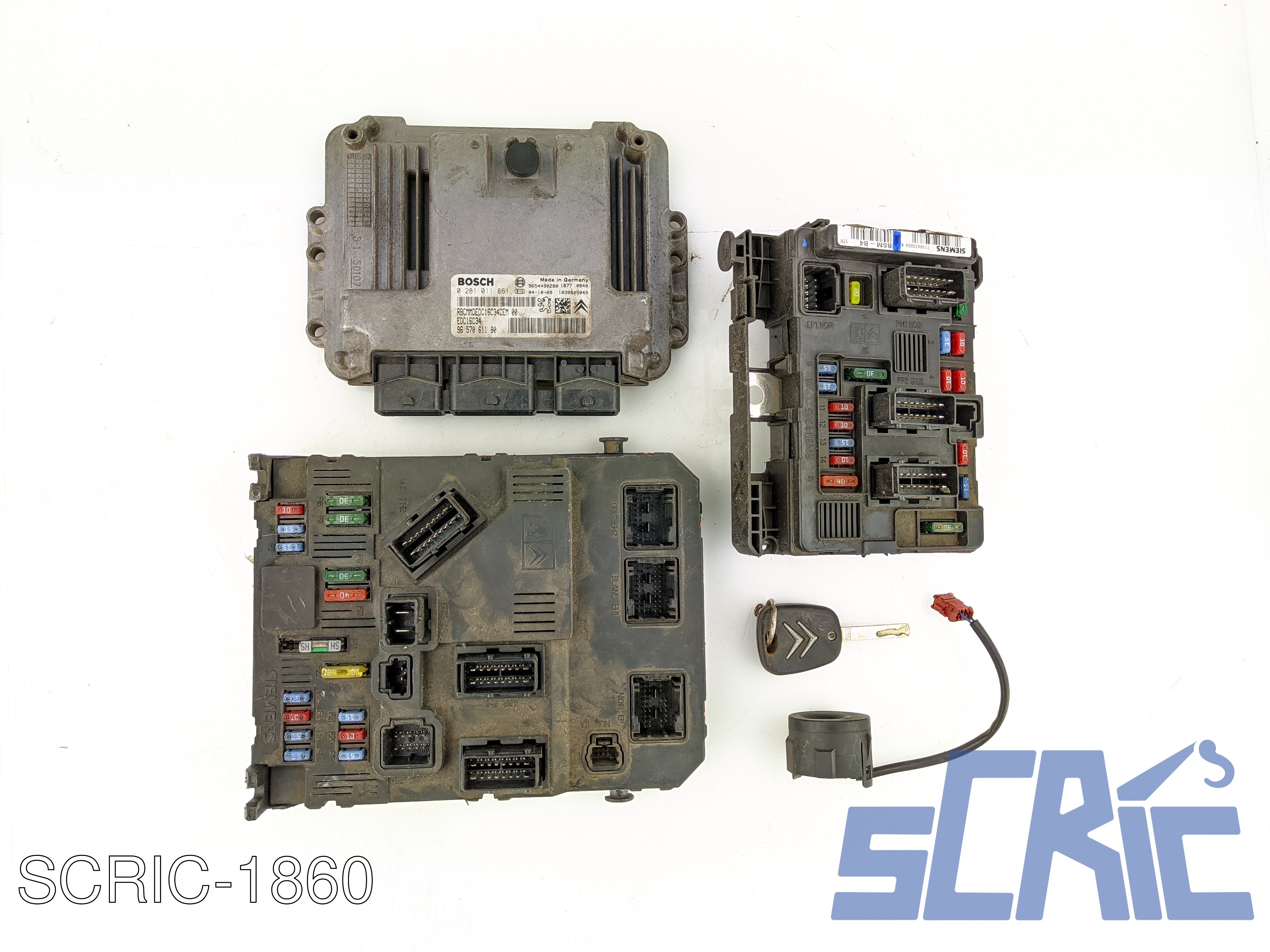 Kit Accensione CITROEN C2 ENTERPRISE JG 1.4 HDI 2003-2005 0281011861, 9657061180