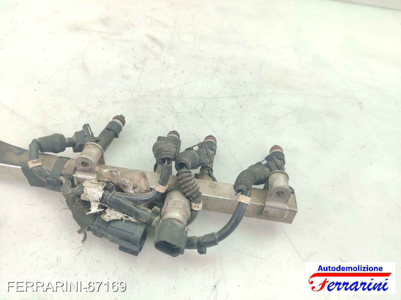 Flauto Con Iniettori FIAT PUNTO 188 1.2 NATURAL POWER 2003-2012 71729224